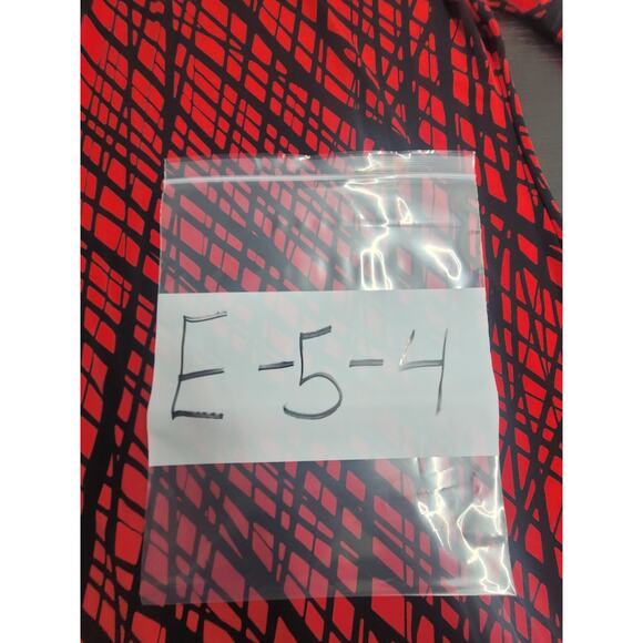 Womens Karin Stevens Dress Size 6 Half Sleeve Red and Black - Picture 12 of 12